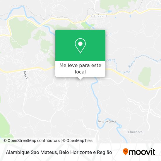 Alambique Sao Mateus mapa