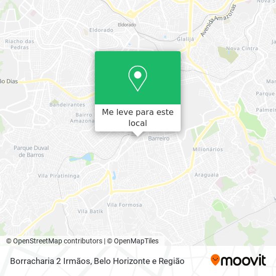 Borracharia 2 Irmãos mapa