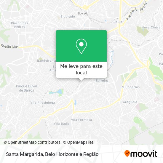 Santa Margarida mapa