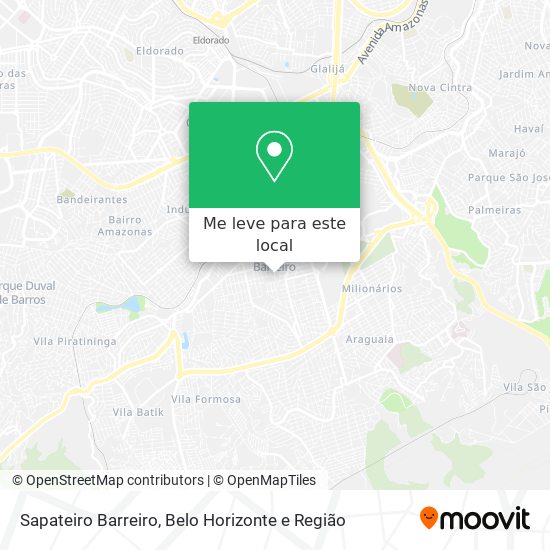 Sapateiro Barreiro mapa