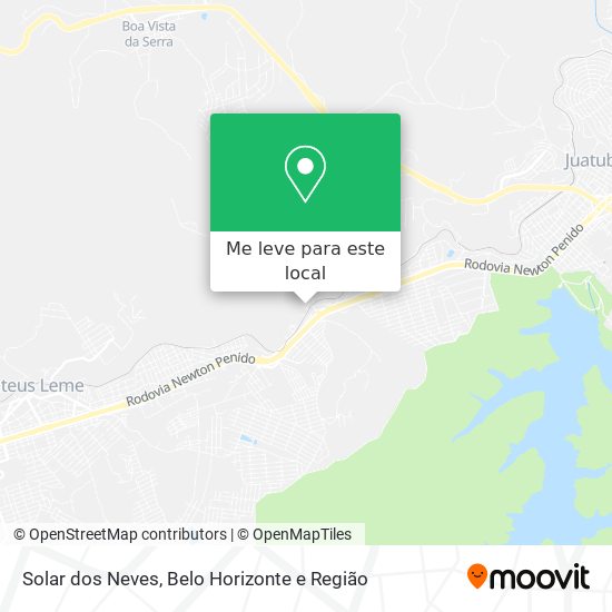 Solar dos Neves mapa