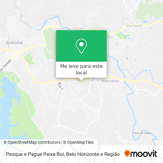 Pesque e Pague Peixe Boi mapa