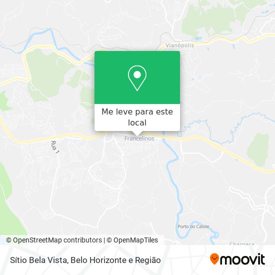 Sítio Bela Vista mapa