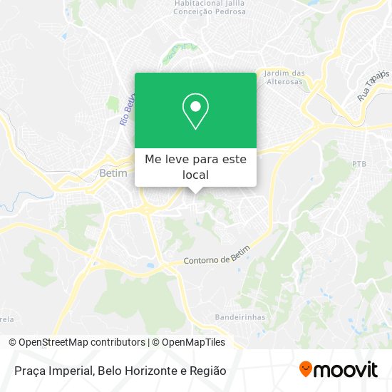 Praça Imperial mapa