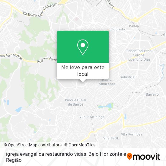 igreja evangelica restaurando vidas mapa