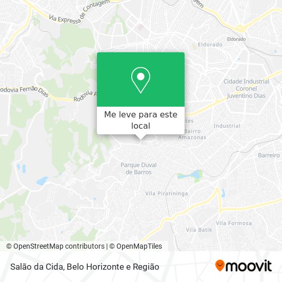 Salão da Cida mapa