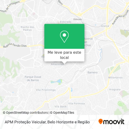 APM Proteção Veicular mapa
