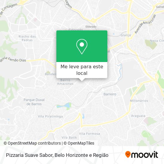 Pizzaria Suave Sabor mapa