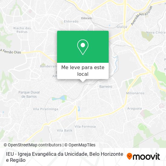IEU - Igreja Evangélica da Unicidade mapa