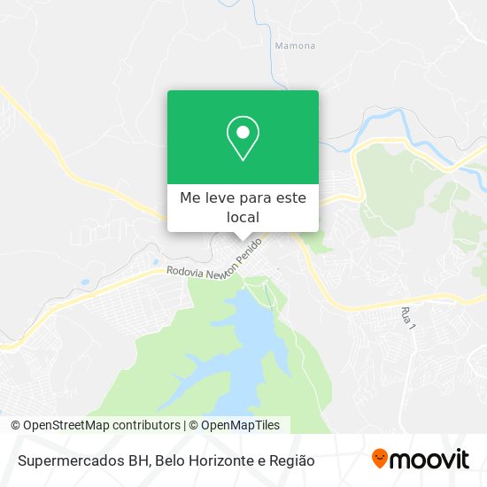 Supermercados BH mapa