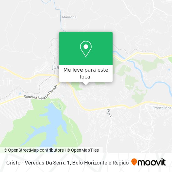 Cristo - Veredas Da Serra 1 mapa