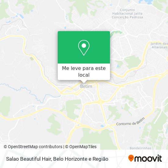 Salao Beautiful Hair mapa