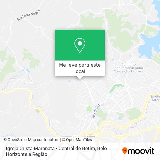 Igreja Cristã Maranata - Central de Betim mapa