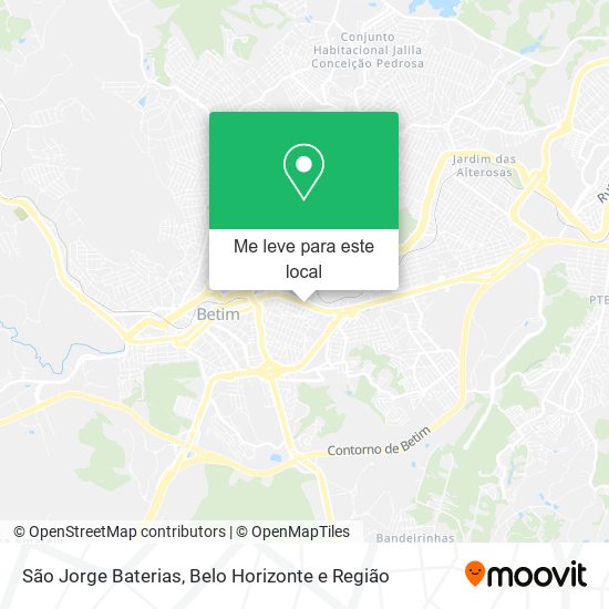 São Jorge Baterias mapa