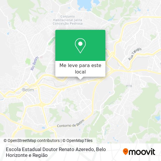 Escola Estadual Doutor Renato Azeredo mapa