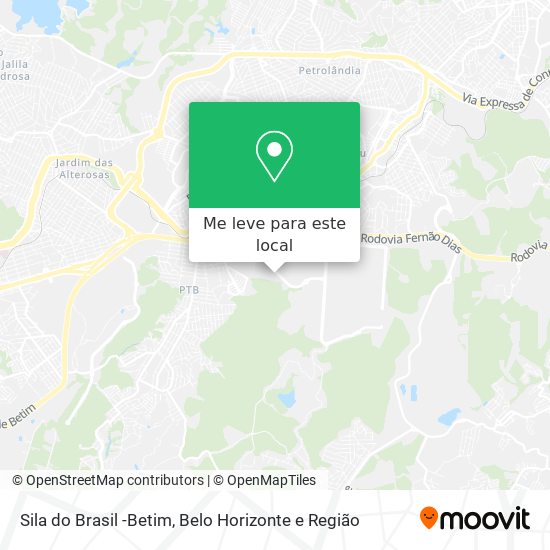 Sila do Brasil -Betim mapa