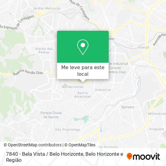 7840 - Bela Vista / Belo Horizonte mapa