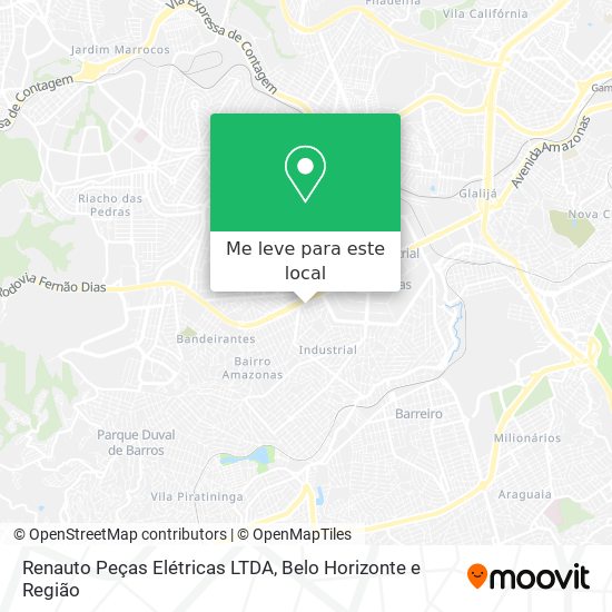 Renauto Peças Elétricas LTDA mapa