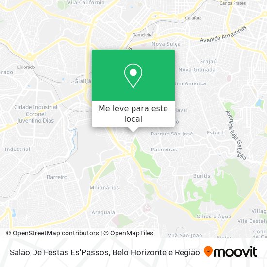 Salão De Festas Es'Passos mapa