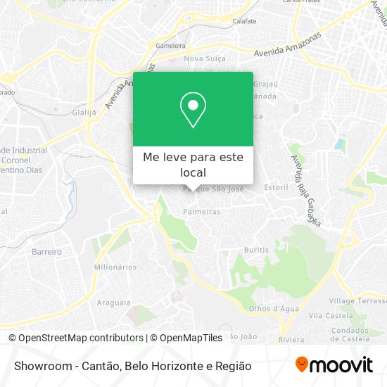 Showroom - Cantão mapa