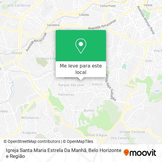 Igreja Santa Maria Estrela Da Manhã mapa