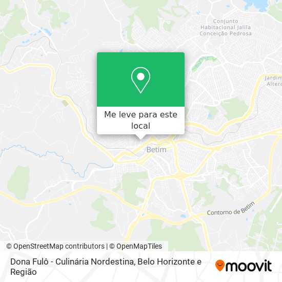 Dona Fulô - Culinária Nordestina mapa
