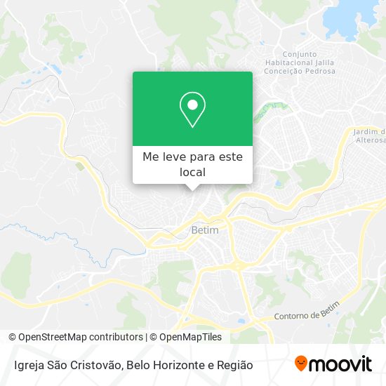 Igreja São Cristovão mapa
