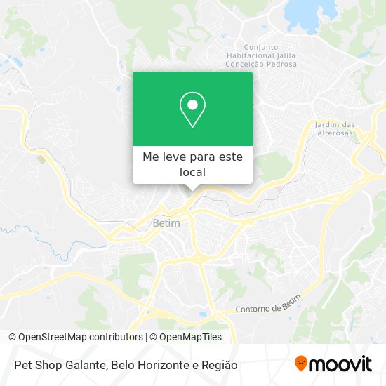 Pet Shop Galante mapa