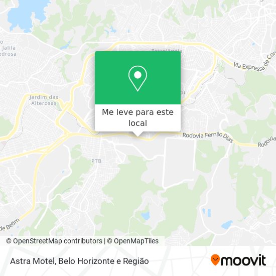 Astra Motel mapa