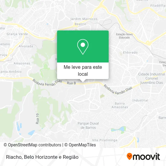 Riacho mapa