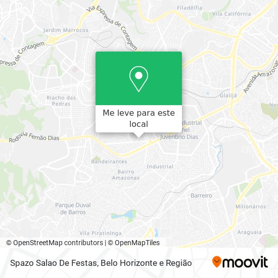 Spazo Salao De Festas mapa