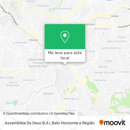 Assembleia De Deus B.d.i mapa