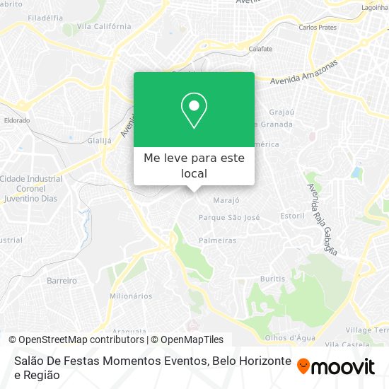 Salão De Festas Momentos Eventos mapa