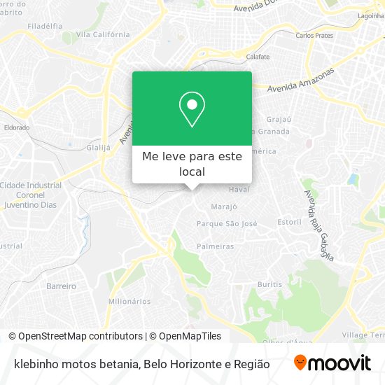 klebinho motos betania mapa