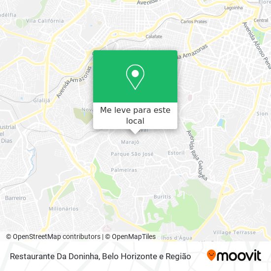 Restaurante Da Doninha mapa