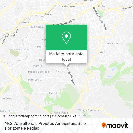 YKS Consultoria e Projetos Ambientais mapa