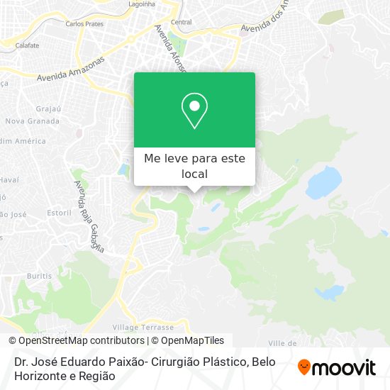 Dr. José Eduardo Paixão- Cirurgião Plástico mapa