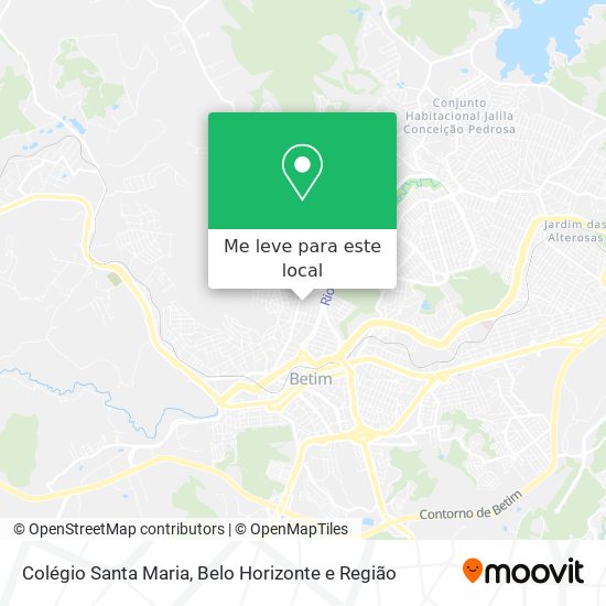 Colégio Santa Maria mapa