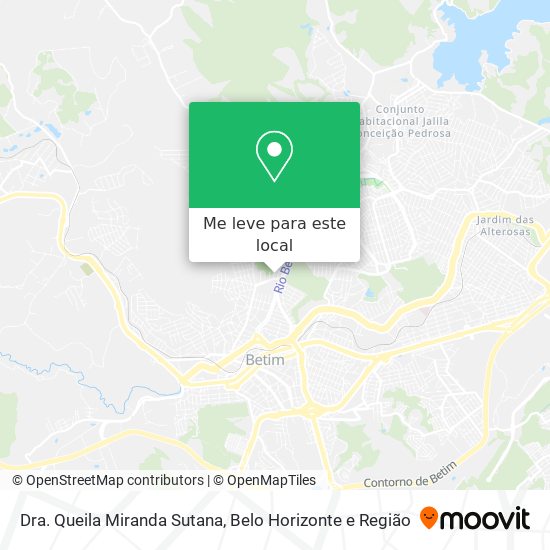 Dra. Queila Miranda Sutana mapa