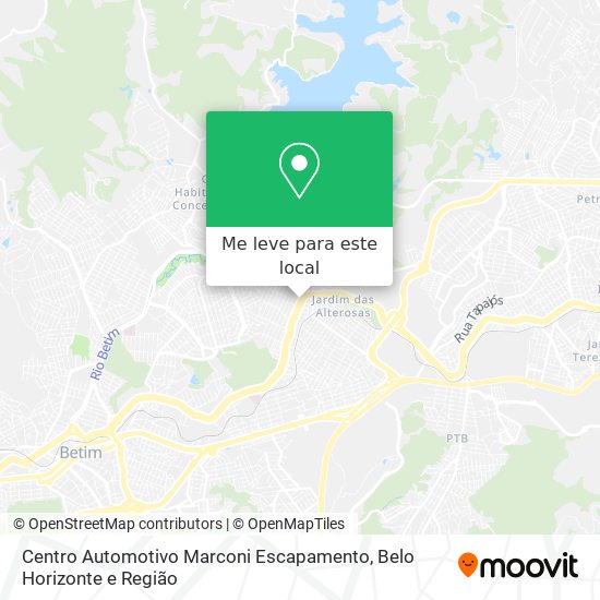 Centro Automotivo Marconi Escapamento mapa