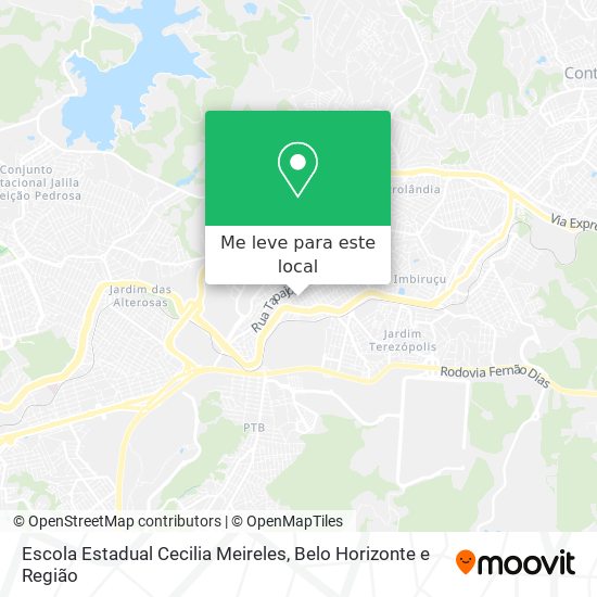 Escola Estadual Cecilia Meireles mapa