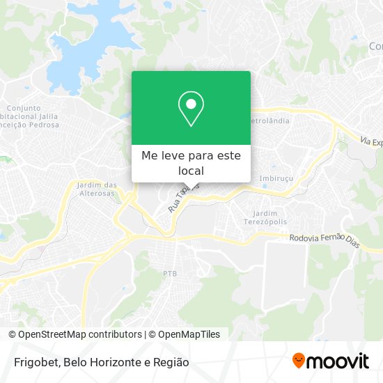 Frigobet mapa