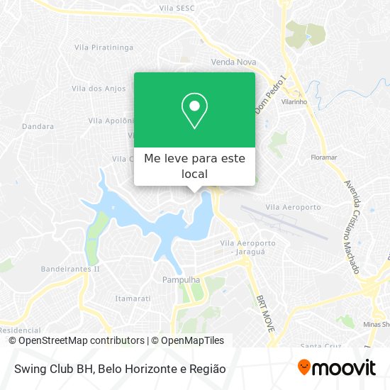 Swing Club BH mapa
