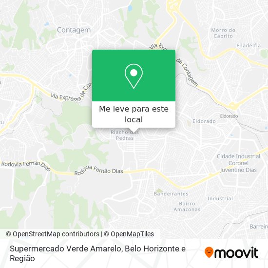 Supermercado Verde Amarelo mapa