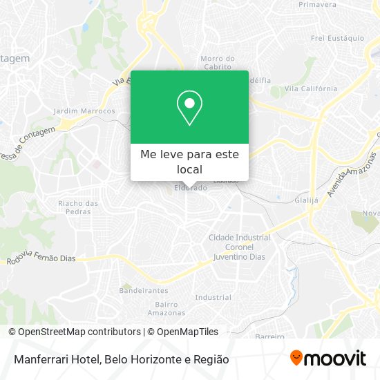 Manferrari Hotel mapa
