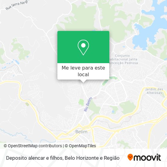 Deposito alencar e filhos mapa