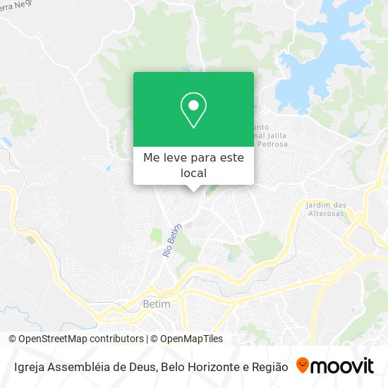 Igreja Assembléia de Deus mapa