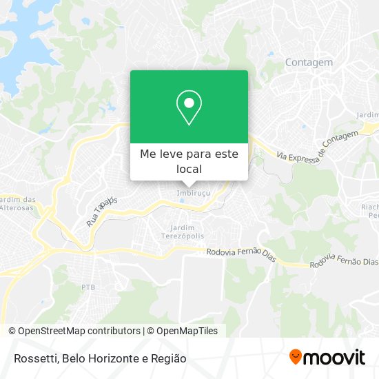 Rossetti mapa
