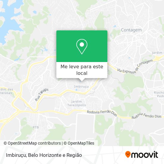 Imbiruçu mapa