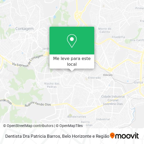 Dentista Dra Patricia Barros mapa